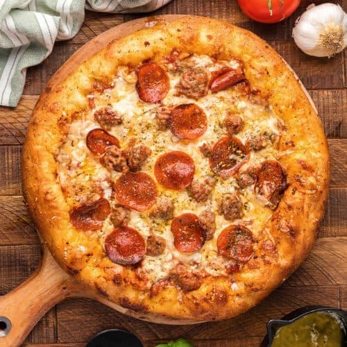 Smoked Pepperoni Pizza